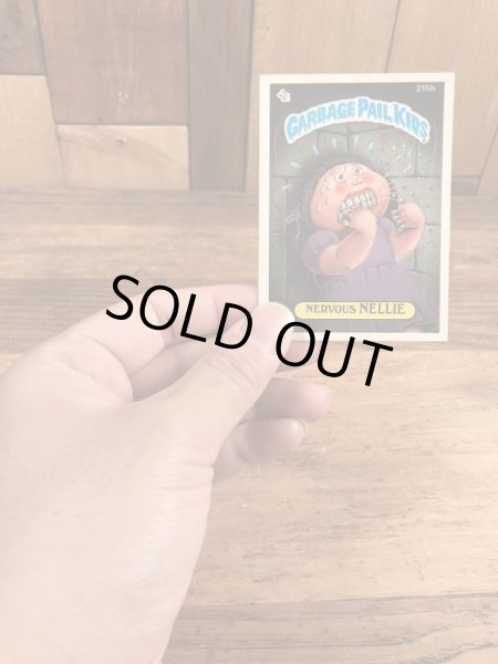 Topps社製のガーベッジペイルキッズの80’sヴィンテージカードシール