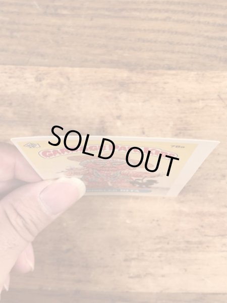 Topps社製のガーベッジペイルキッズの80’sヴィンテージカードシール