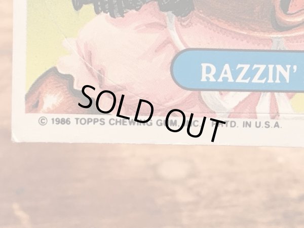 Topps社製のガーベッジペイルキッズの80’sヴィンテージカードシール