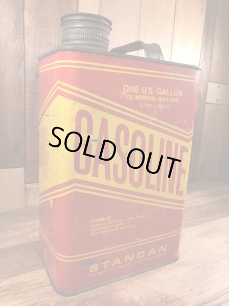 Stancanのガソリンが入っていた60年代ビンテージブリキ缶