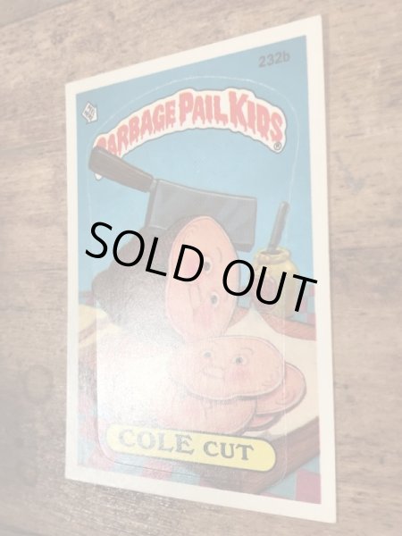 Topps社製のガーベッジペイルキッズの80’sヴィンテージカードシール