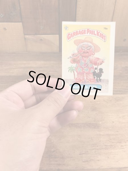 Topps社製のガーベッジペイルキッズの80’sヴィンテージカードシール