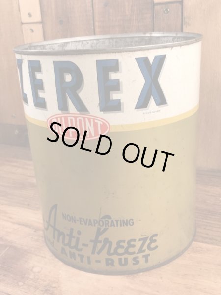 Zerex Du Pontの防錆剤の40’sヴィンテージTin缶