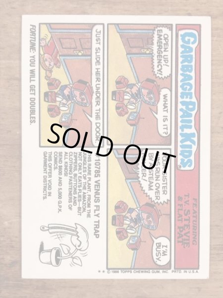 Topps社製のガーベッジペイルキッズの80’sヴィンテージカードシール