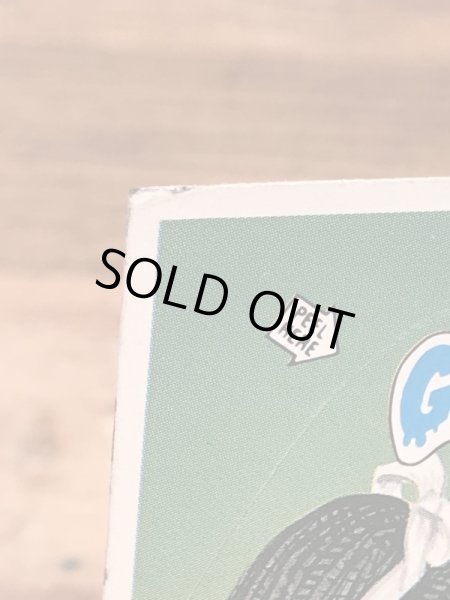 トップス社製のガーベッジペイルキッズの80年代ビンテージステッカーカード