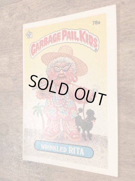 Topps社製のガーベッジペイルキッズの80’sヴィンテージカードシール