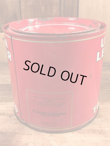 Union Leaderのタバコが入っていた50’sヴィンテージTin缶