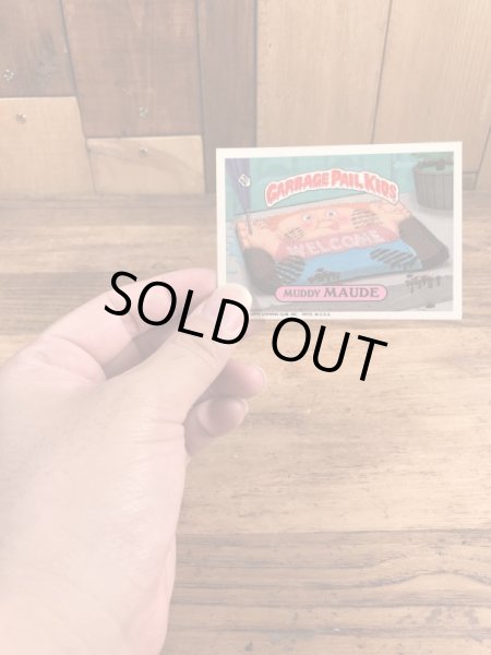 トップス社製のガーベッジペイルキッズの80年代ビンテージステッカーカード