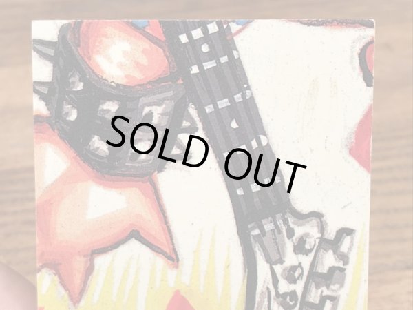 トップス社製のガーベッジペイルキッズの80年代ビンテージステッカーカード