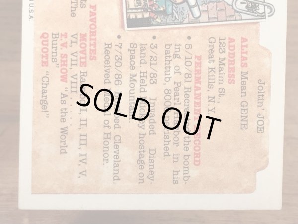 Topps社製のガーベッジペイルキッズの80’sヴィンテージカードシール