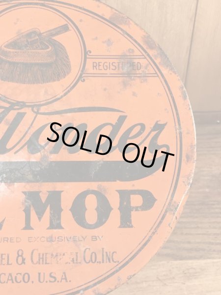 Big Wonderのオイルモップが入っていた20〜30年代ビンテージブリキ缶