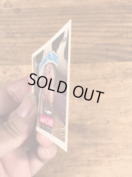 トップス社製のガーベッジペイルキッズの80年代ビンテージステッカーカード