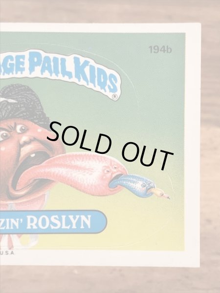 Topps社製のガーベッジペイルキッズの80’sヴィンテージカードシール