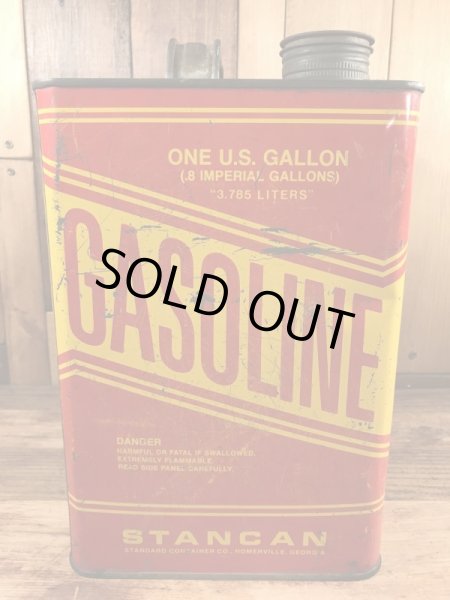 Stancanのガソリンが入っていた60年代ビンテージブリキ缶