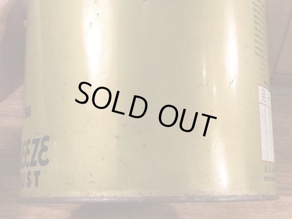 Zerex Du Pontの不凍液の40年代ビンテージブリキ缶