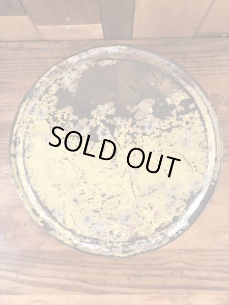 Bachmanのプレッツェルが入っていた50年代ビンテージブリキ缶