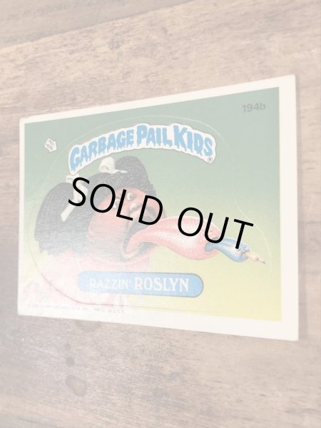 Topps社製のガーベッジペイルキッズの80’sヴィンテージカードシール