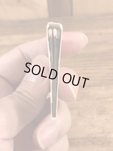 企業キャラクターのピザハットの70年代ビンテージマッチブック