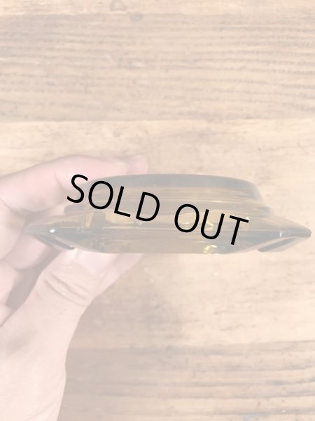 Best Western Motelのアンバーグラスの70’sヴィンテージアシュトレイ