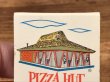 アドバタイジングキャラクターのPizza Hutの70’sヴィンテージブックマッチ
