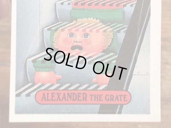 Topps社製のガーベッジペイルキッズの80’sヴィンテージカードシール