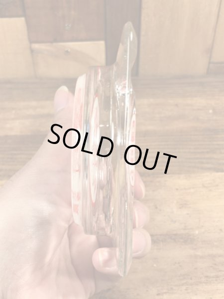 シェイキーズピザのガラス製の70年代ビンテージ灰皿