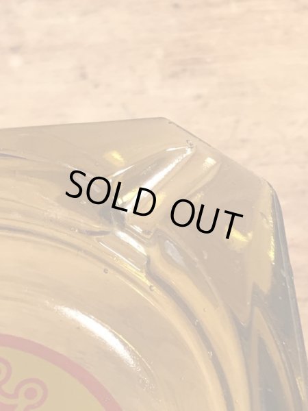 Best Western Motelのアンバーグラスの70’sヴィンテージアシュトレイ