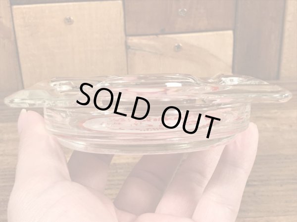 シェイキーズピザのガラス製の70年代ビンテージ灰皿