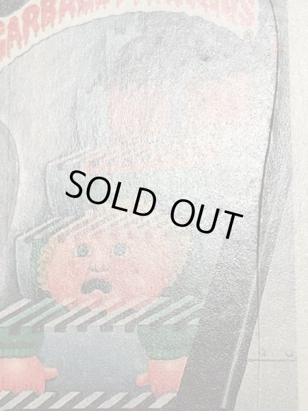 トップス社製のガーベッジペイルキッズの80年代ビンテージステッカーカード