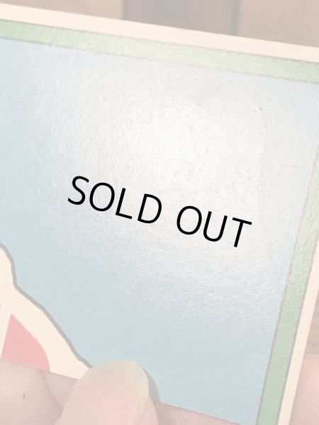 トップス社製のガーベッジペイルキッズの80年代ビンテージステッカーカード