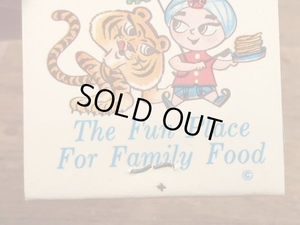 企業キャラクターのサンボタイガーの50〜60年代ビンテージマッチブック