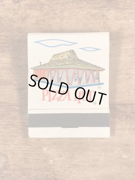 アドバタイジングキャラクターのPizza Hutの70’sヴィンテージブックマッチ