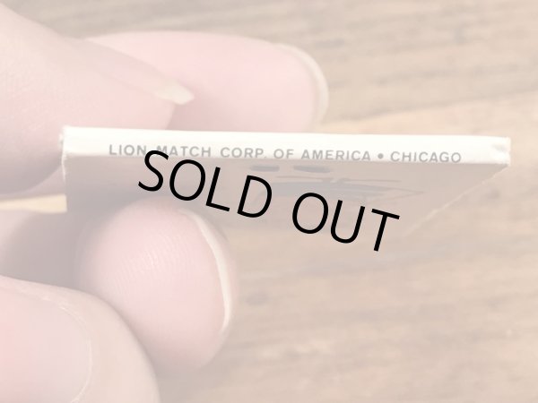 企業キャラクターのピザハットの70年代ビンテージマッチブック