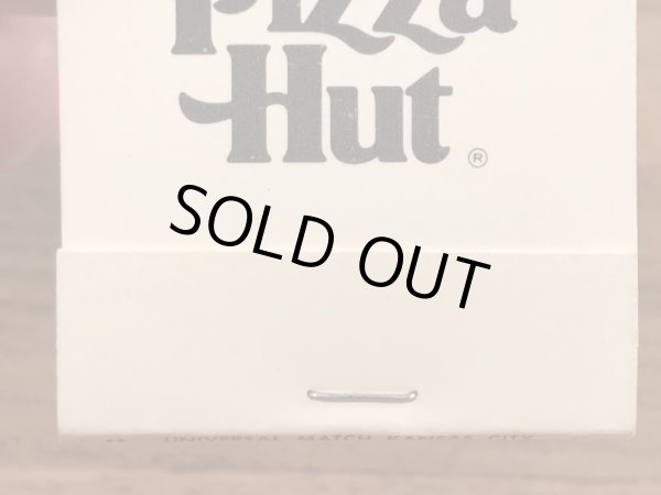 企業キャラクターのピザハットの70年代ビンテージマッチブック