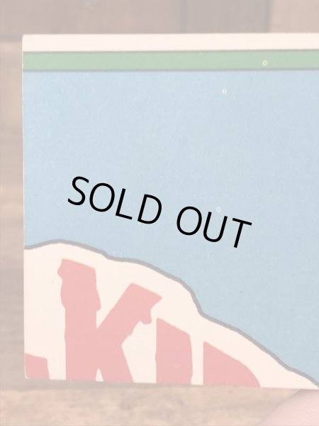 トップス社製のガーベッジペイルキッズの80年代ビンテージステッカーカード