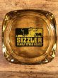 Sizzler Family Steak Houseのアンバーグラスの70’sヴィンテージアシュトレイ