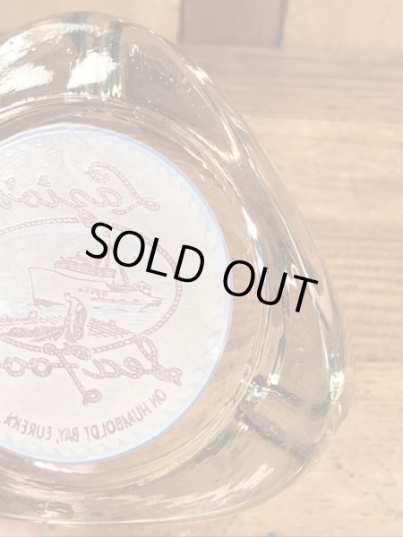 Lazio'sシーフードレストランのガラス製の〜70年代ビンテージ灰皿