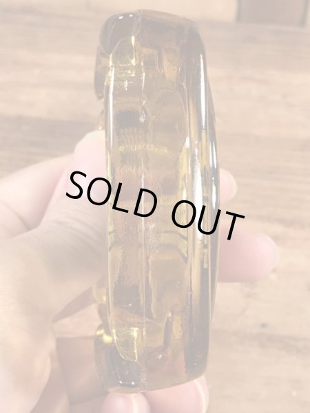 Sizzler Family Steak Houseのアンバーグラスの70’sヴィンテージアシュトレイ