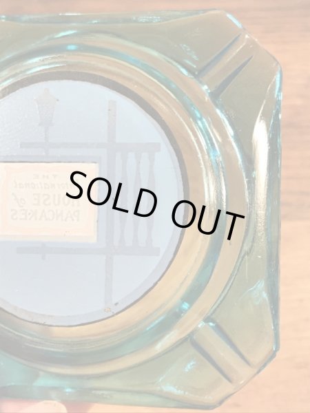 IHOPパンケーキのガラス製の70’sヴィンテージアシュトレイ