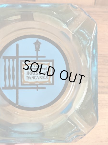 アイホップパンケーキのガラス製の70年代ビンテージ灰皿