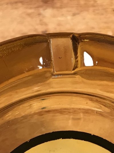 画像1: Mexicali Spanish Food Restaurant Glass Ashtray　メキシカンフードレストラン　ビンテージ　灰皿　アシュトレイ　50〜70年代