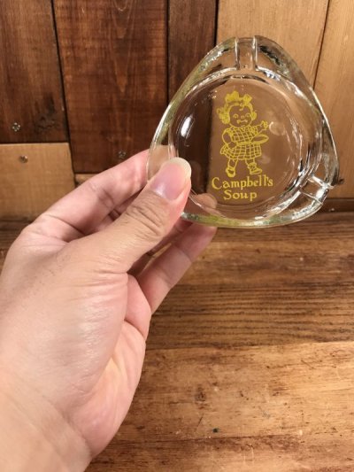 画像3: Campbell's Soup Glass Ashtray　キャンベルスープ　ビンテージ　灰皿　アシュトレイ　50〜70年代