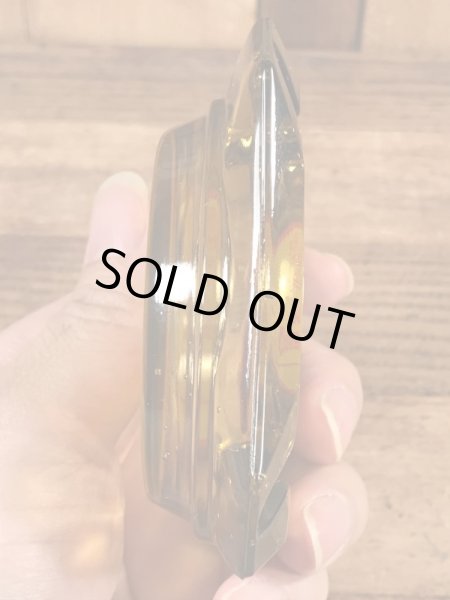 Best Western Motelのアンバーグラスの70’sヴィンテージアシュトレイ