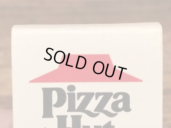 アドバタイジングキャラクターのPizza Hutの70’sヴィンテージブックマッチ