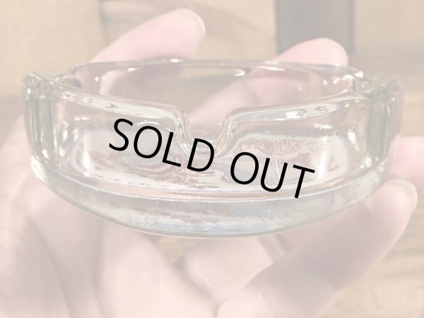 Lazio'sシーフードレストランのガラス製の〜70年代ビンテージ灰皿