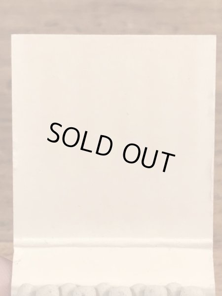 企業キャラクターのピザハットの70年代ビンテージマッチブック