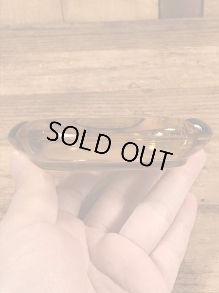 アメリカのレストランのガラス製の70’sヴィンテージアシュトレイ