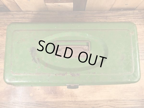 Unionの金属製の50〜60年代ビンテージ工具箱