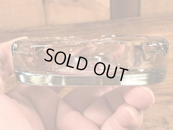 Lazio'sシーフードレストランのガラス製の〜70’sヴィンテージアシュトレイ