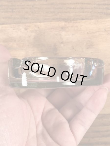 Lazio'sシーフードレストランのガラス製の〜70’sヴィンテージアシュトレイ